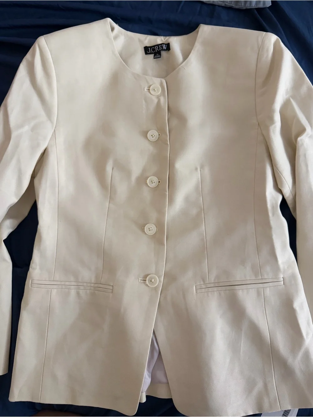 J.Crew Women's Blazer — Cream